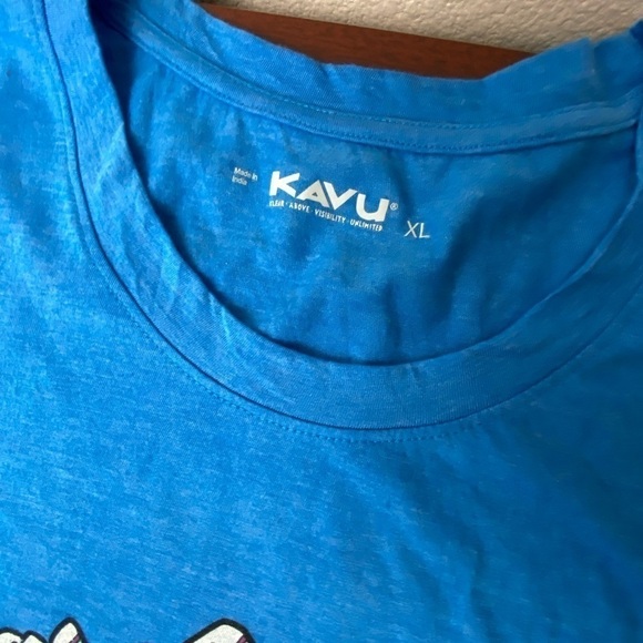 KAVU Women's Spirit Seeker Oasis Graphic Short Sleeve Shirt Size XL NWT - Picture 2 of 8